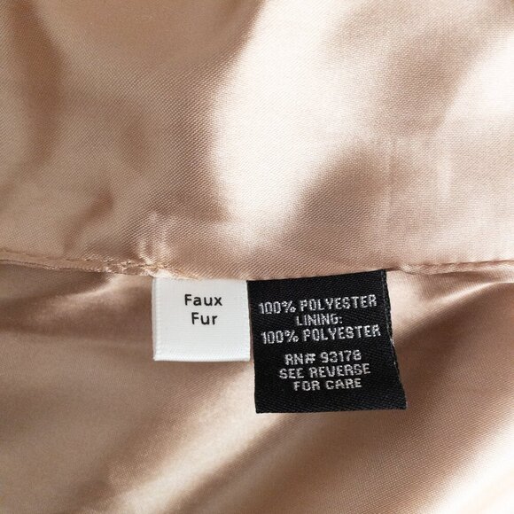 Catherine Malandrino Plush Faux Fur Vest – Buttery Soft & Glamorous in Camel - Picture 5 of 6